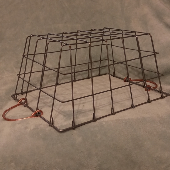 Metal Storage Basket - Farmhouse Silver & Bronze - Picture 5 of 8